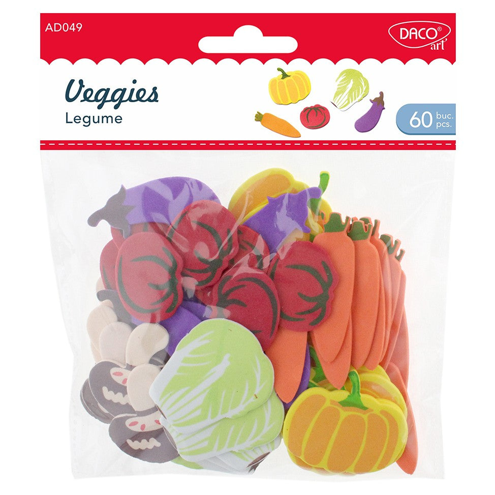 Daco Foam Vegetables A Pack Of 60pcs