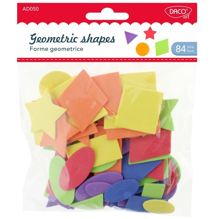 Daco Geometric Shapes x84pcs