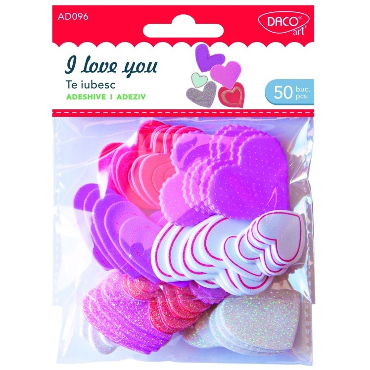 Daco Adhesive I Love You Craft Set