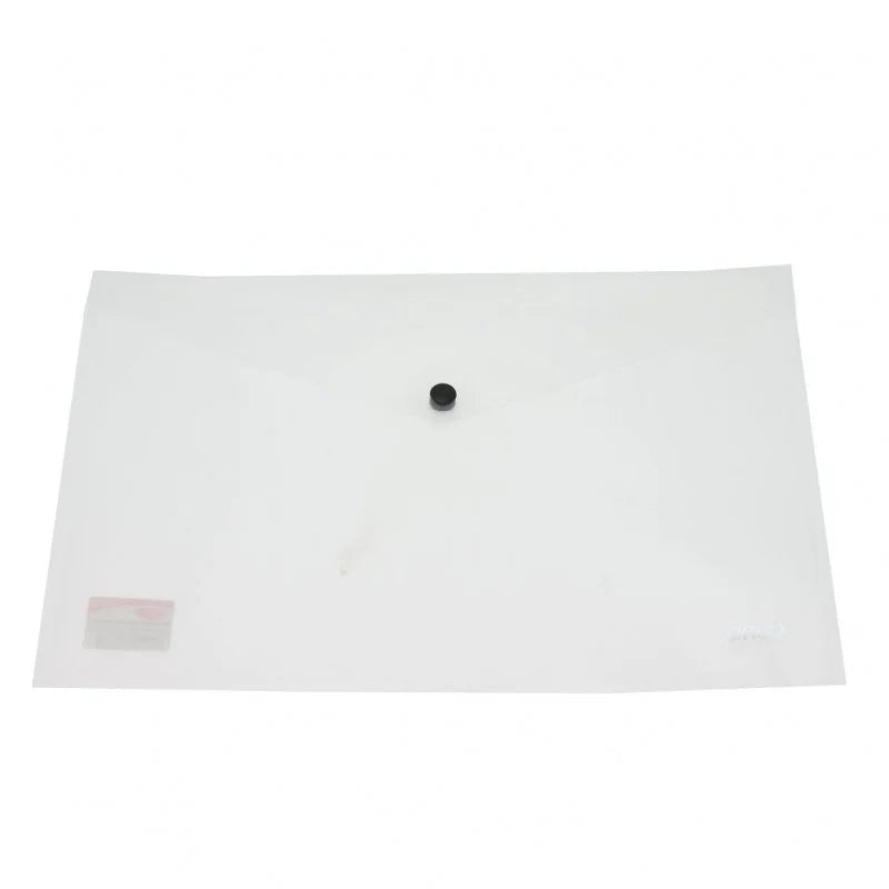 A5 Daco Button Folder Transparent 244 x 184mm