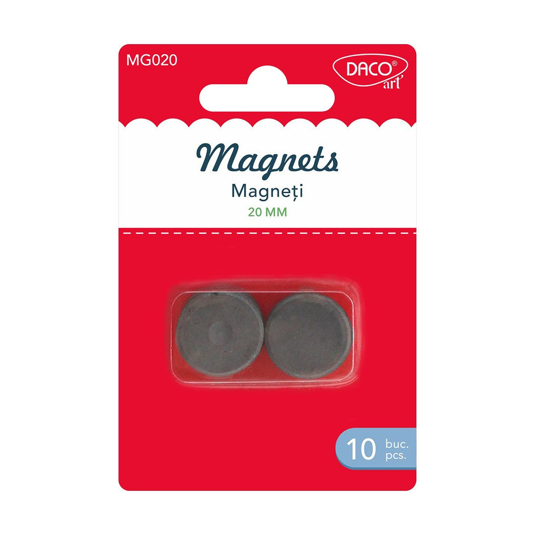 Daco Magnets 20mm A Pack Of 10pcs