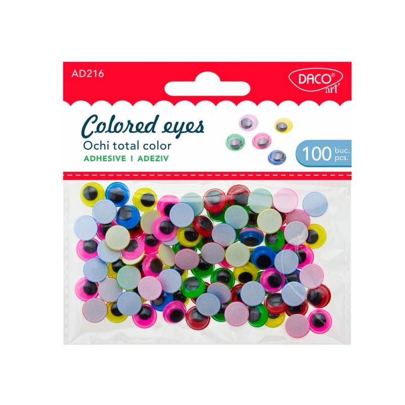 Daco Coloured Eyes A Pack Of 100pcs AD216