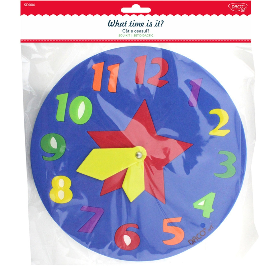 Daco Edu-Kit What Time Is It? - Clock x 1pc Assortment