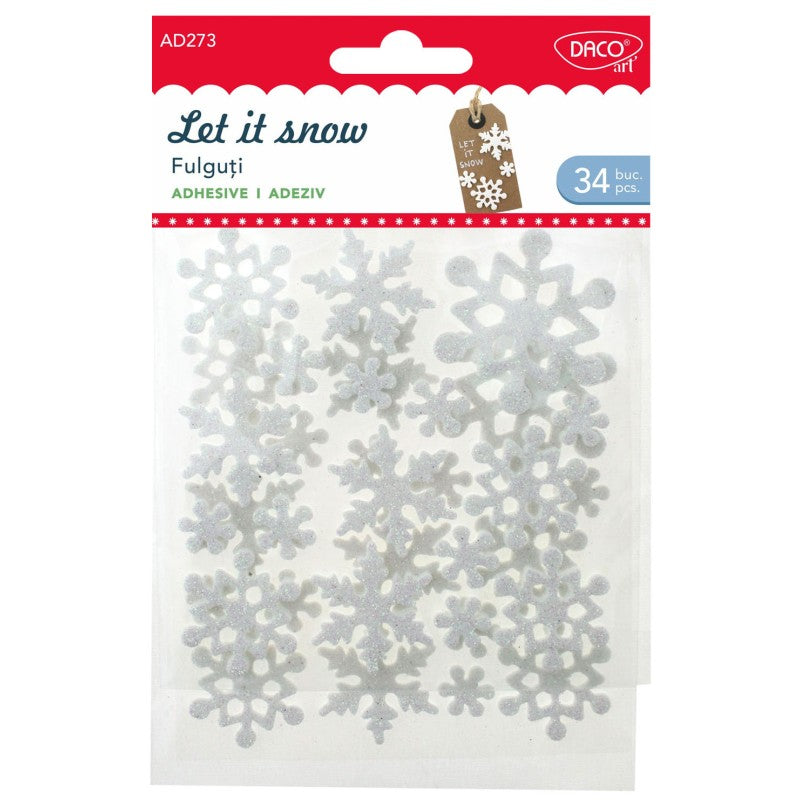 Daco Let It Snow A Pack Of 34pcs AD273