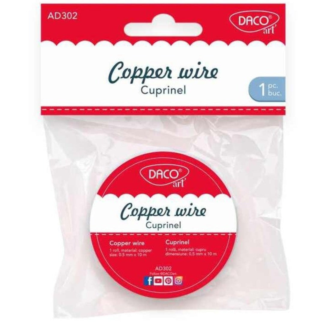 Daco Copper Wire A Pack Of 1pc - 0.5mm x 10m