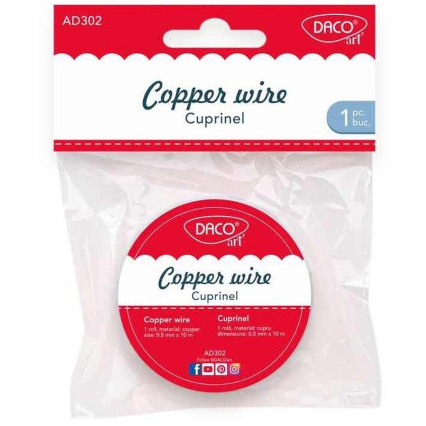 Daco Copper Wire A Pack Of 1pc - 0.5mm x 10m