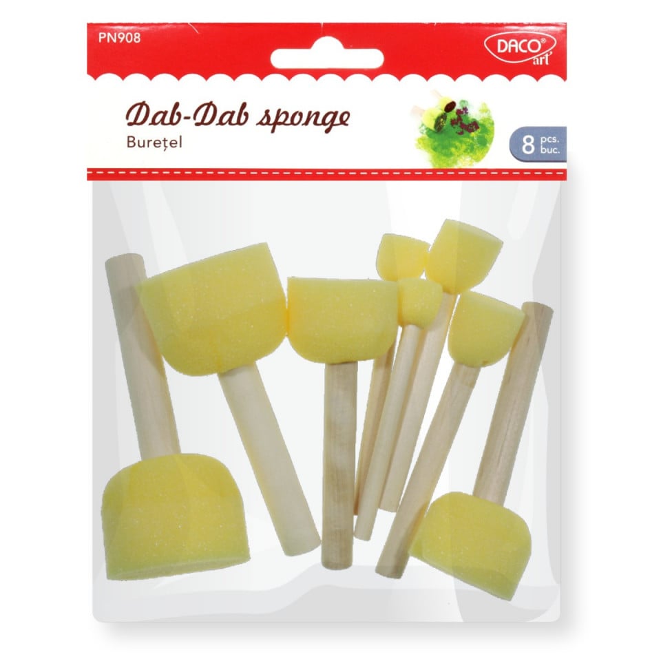 Daco Dab-Dab Sponge A Set Of 8pcs