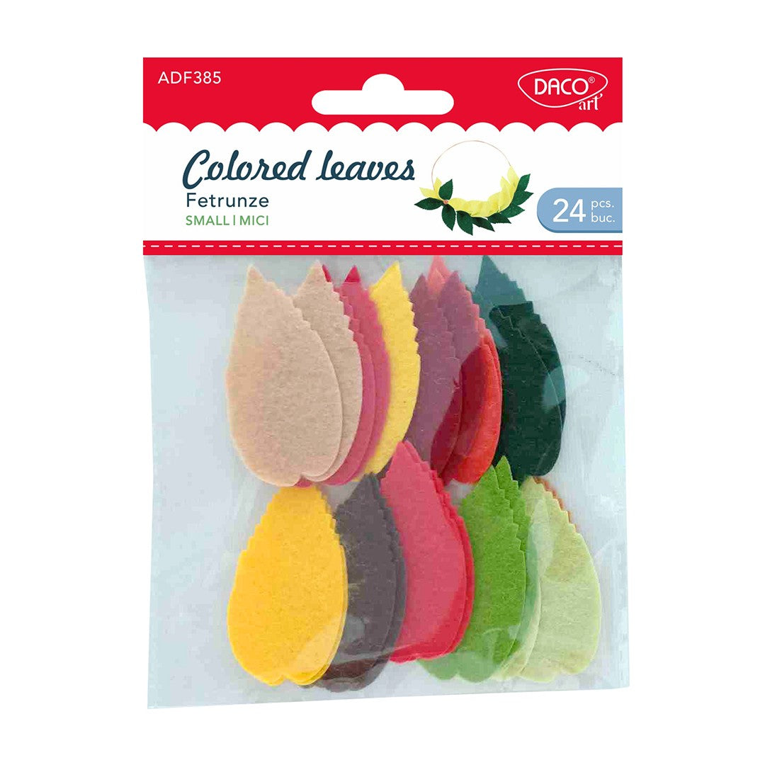 Daco Coloured Leaves A Pack Of 24pcs
