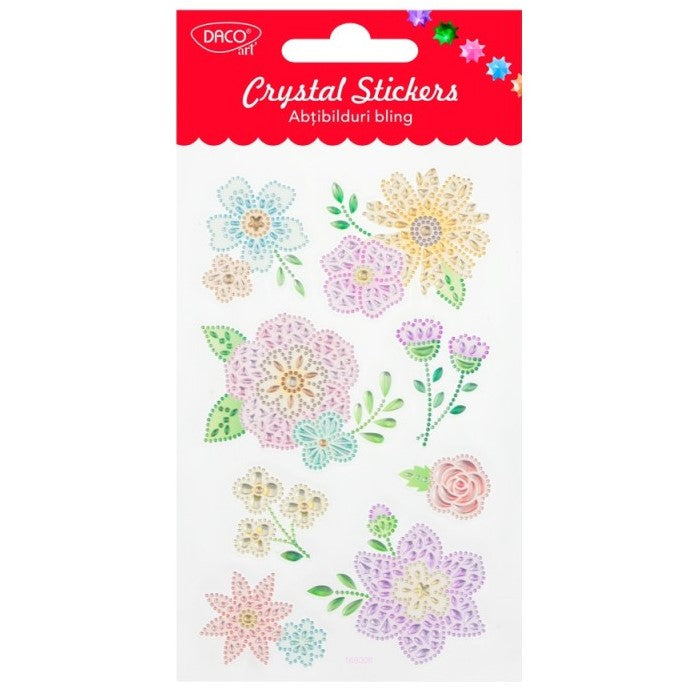 Daco Crystal Stickers - Flowers