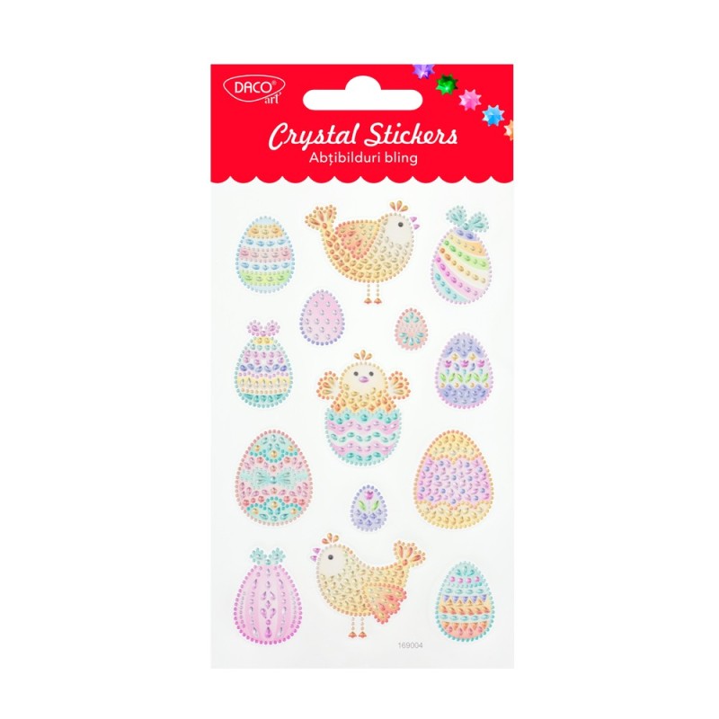 Daco Easter Crystal Stickers x1sheet