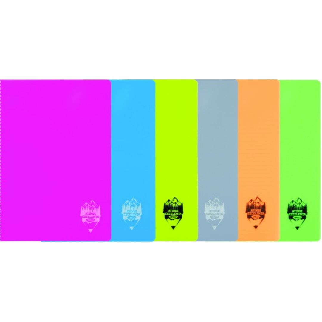 A5 Daco Spiral Notebook 144p - Neon x 1pc Assortment