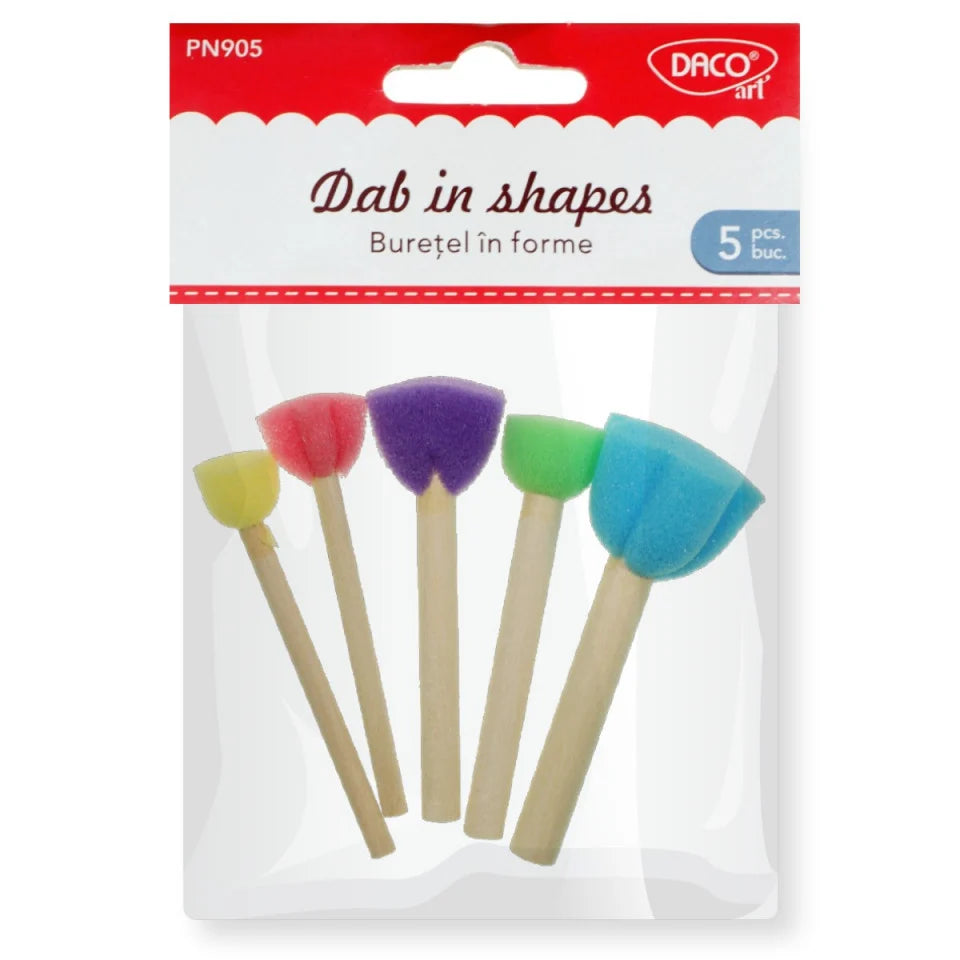 Daco Dab In Shapes A Pack Of 5pcs