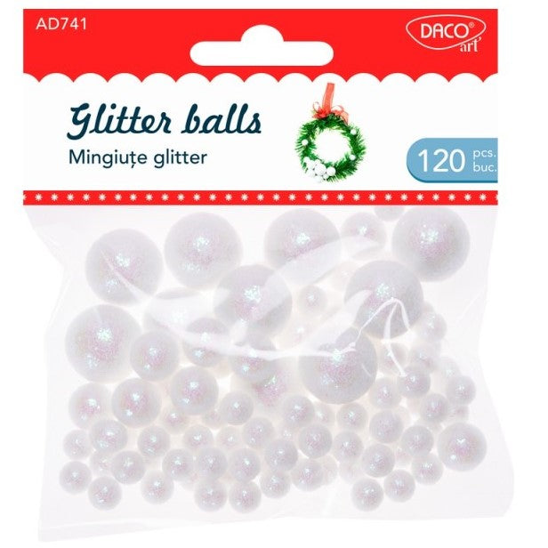 Daco Glitter Balls  120pcs