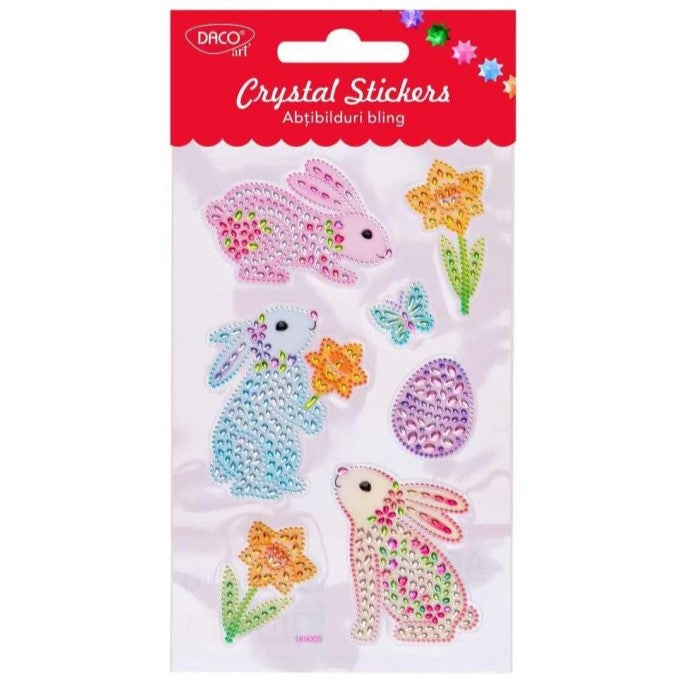 Daco AB912 Crystal Stickers Bling Bunnies