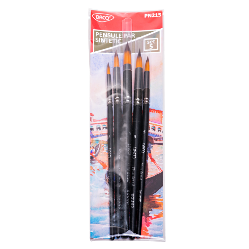 Daco Synthetic Paint Brush Set