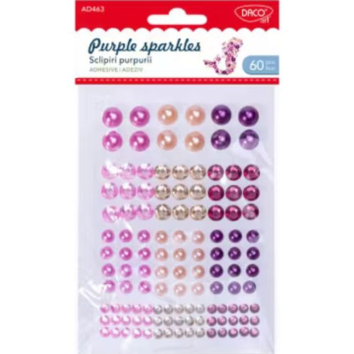 Daco Purple Sparkles A Pack Of 60pcs AD463