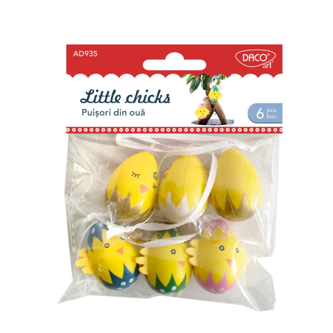 Daco Little Chick Eggs 4cm x6pcs