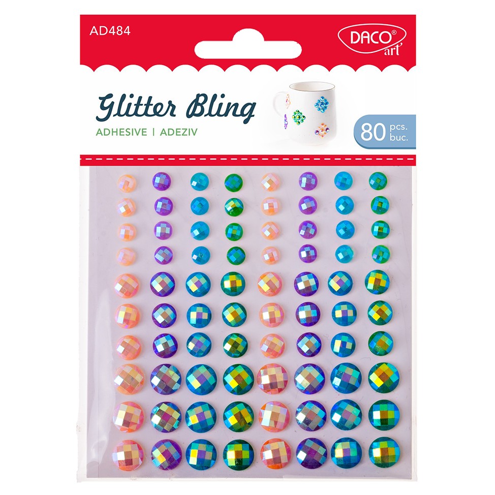 Daco Glitter Bling A Pack Of 80pcs