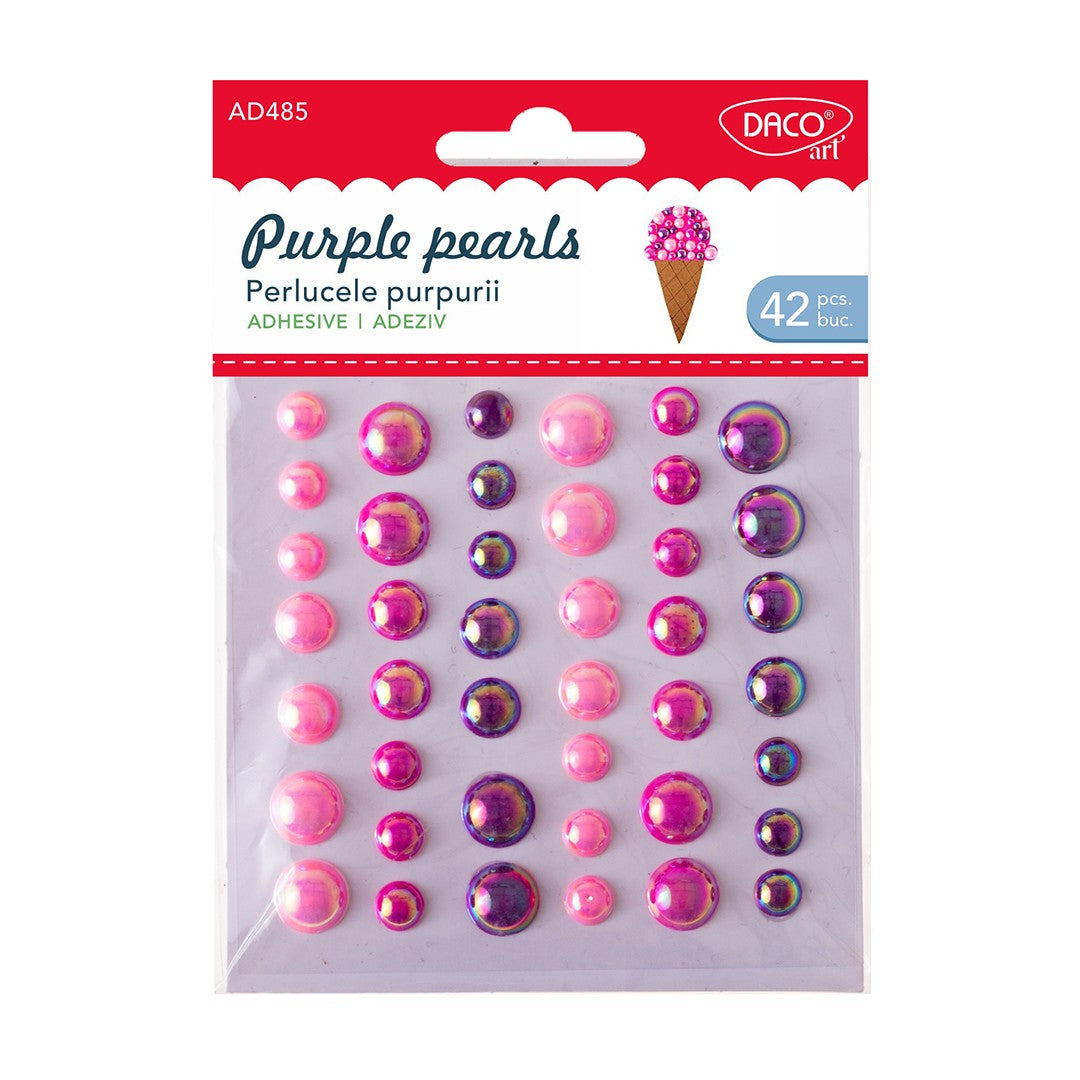 Daco Purple Pearls A Pack Of 42pcs