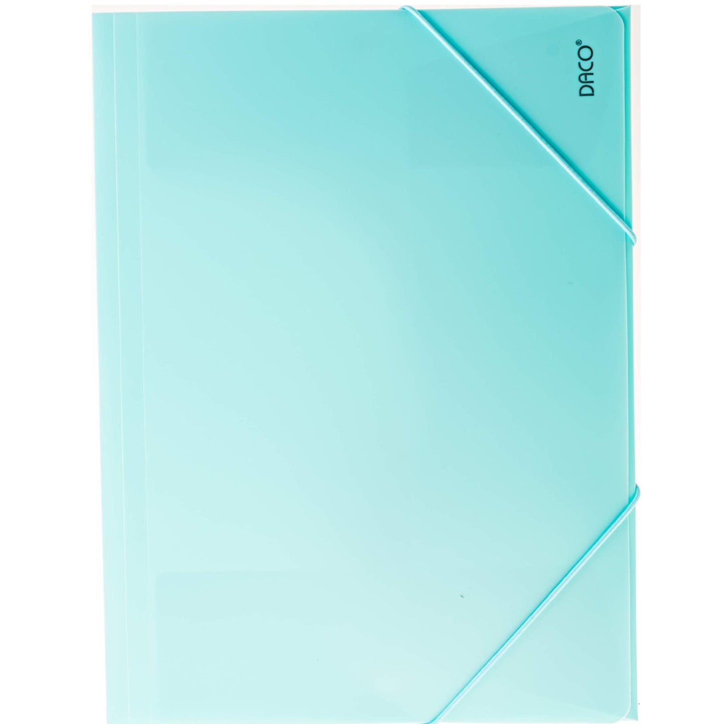 A4 Daco Elastic Folder 31 x 24.5cm - Pastel Blue