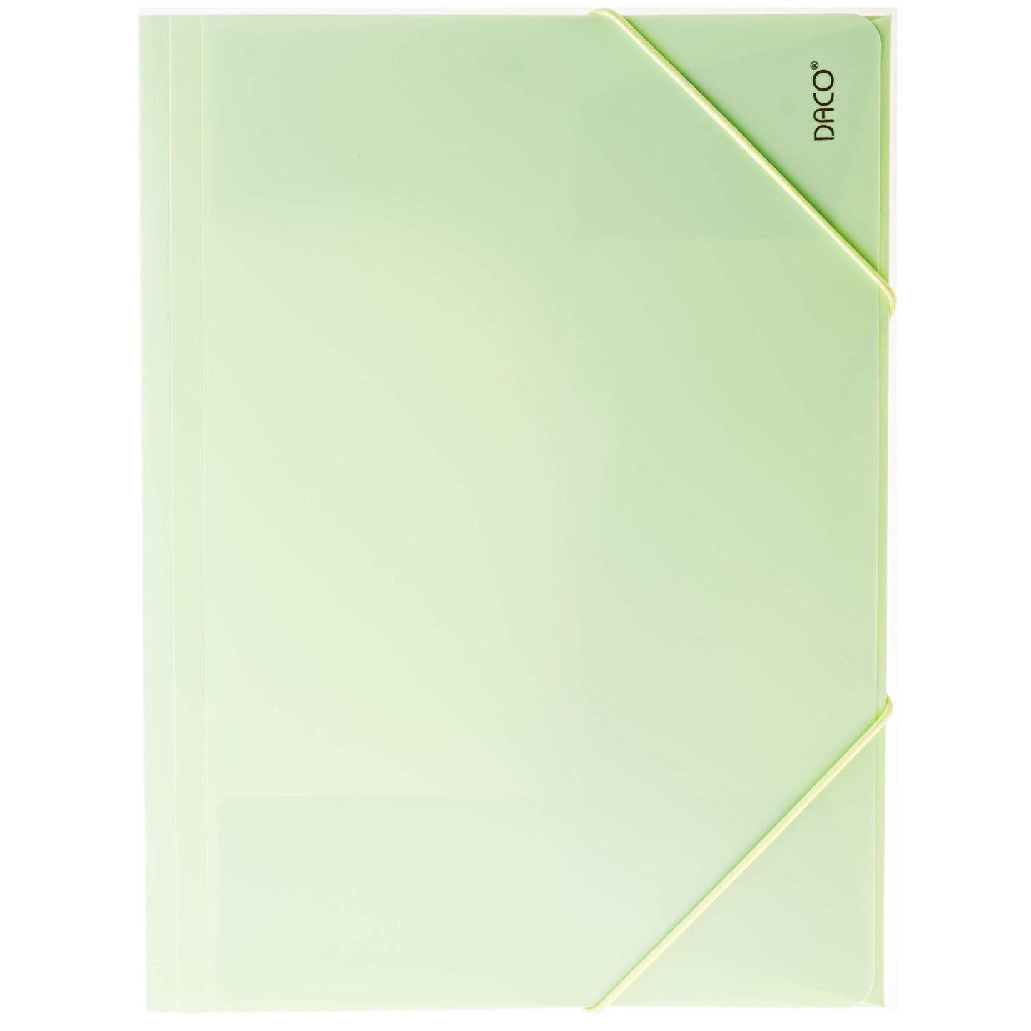 A4 Daco Elastic Folder 31 x 24.5cm - Pastel Green