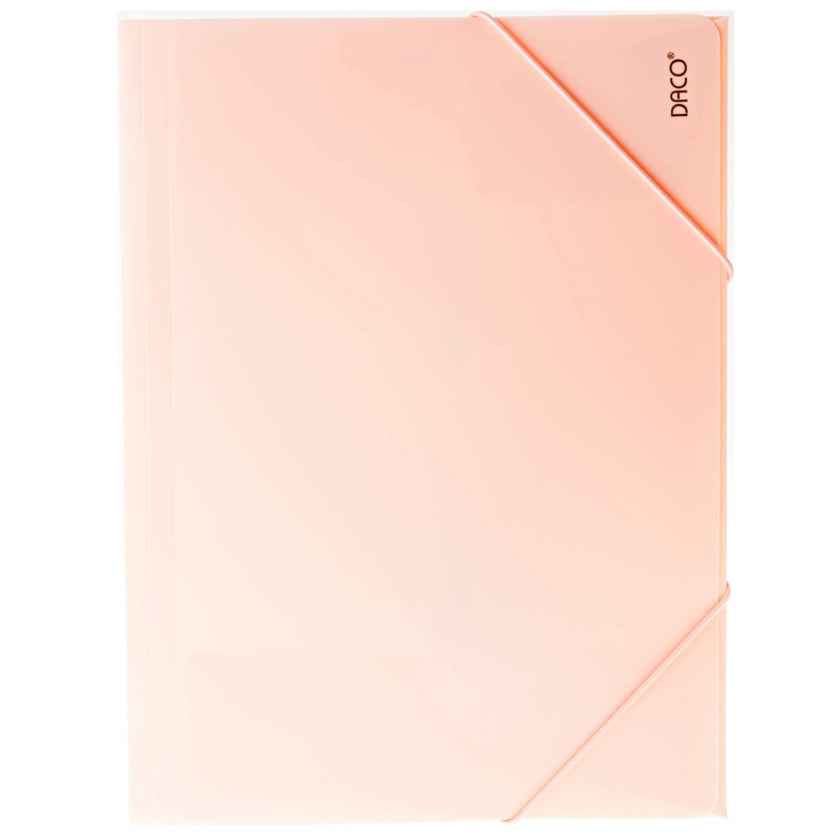 A4 Daco Elastic Folder 31 x 24.5cm - Morandi Nude
