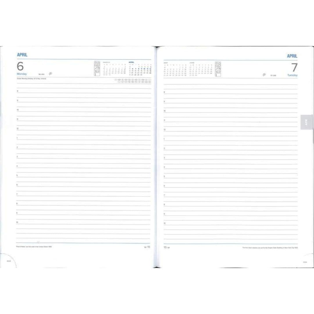 A4 Appointments Diary Day Per Page 2026 x 1pc Assortment