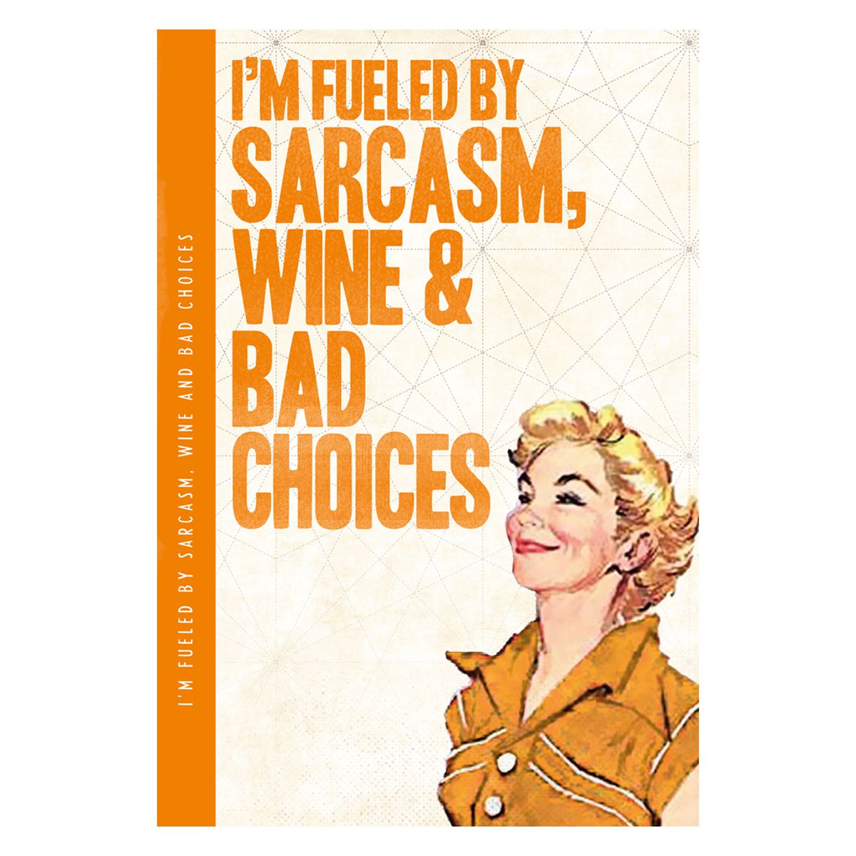 A5 Notes'N'Quotes XL Notebook - I'm Fueled By Sarcasm