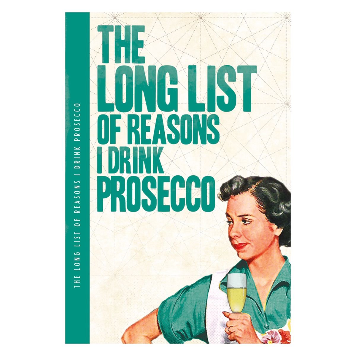 A5 Notes'N'Quotes XL Notebook - The Long List Of Reasons I Drink Prosecco