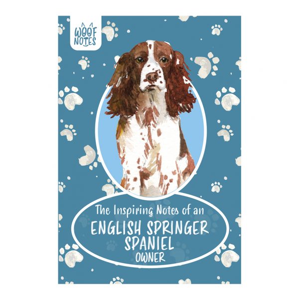 A5 Woof Notes Notebook - English Springer Spaniel