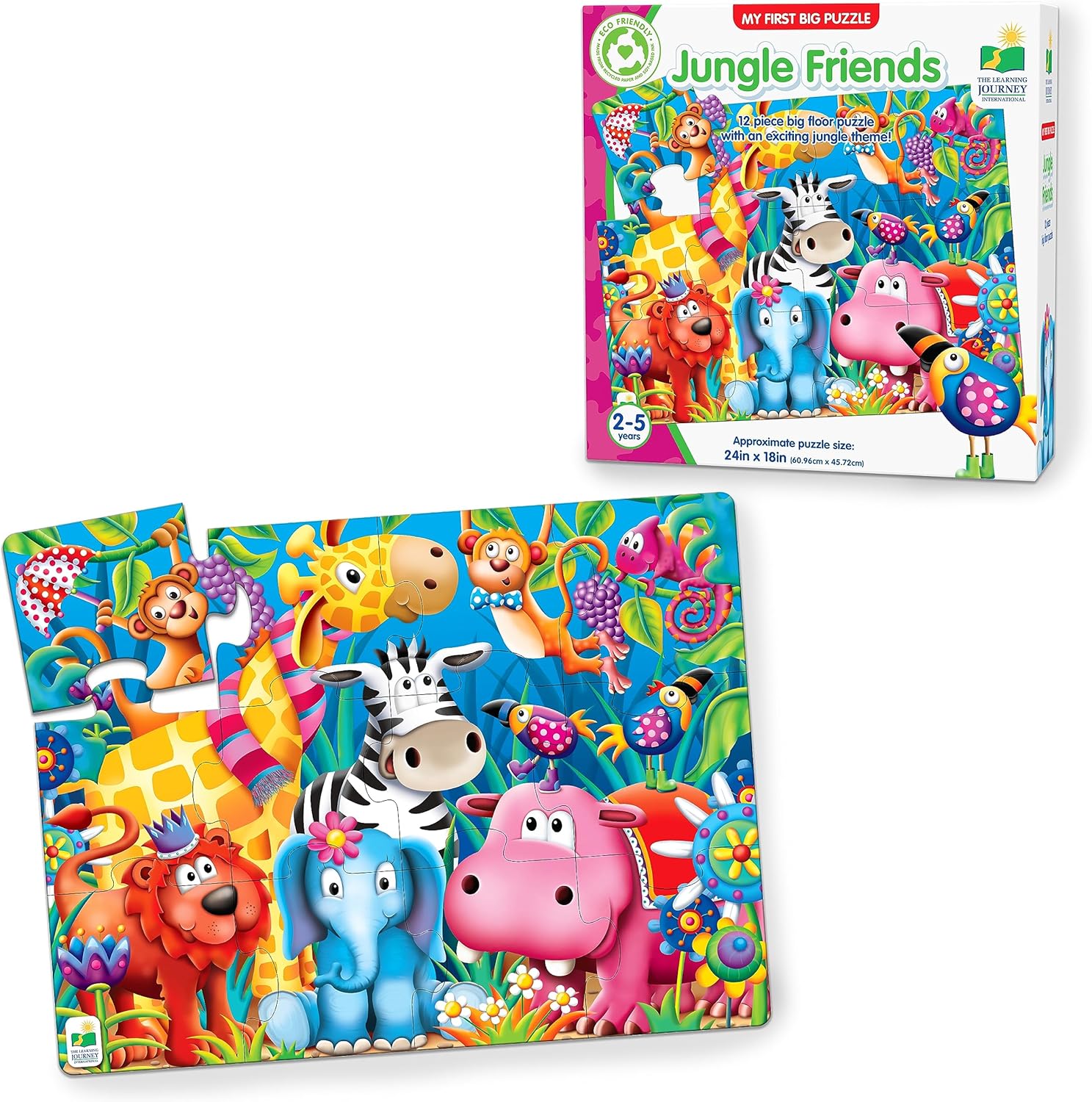 My First Big Puzzle - Jungle Friends +2-5y