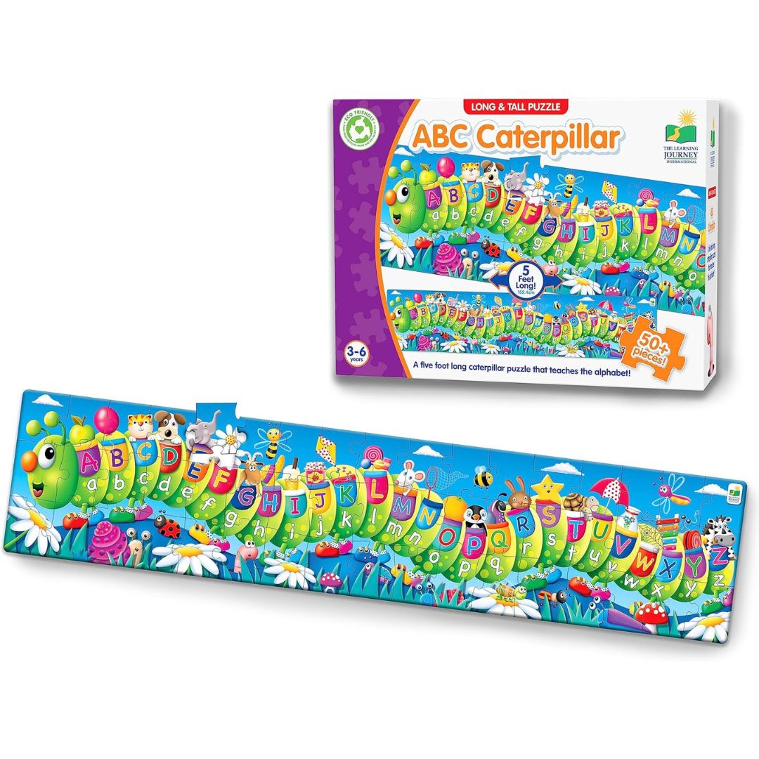 Long & Tall Puzzle - ABC Caterpillar +3-6y