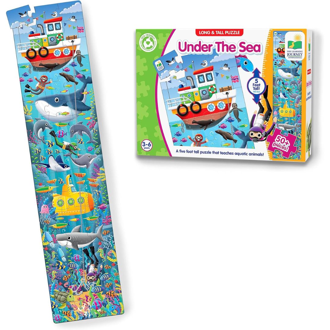 Long & Tall Puzzle - Under The Sea +3-6y