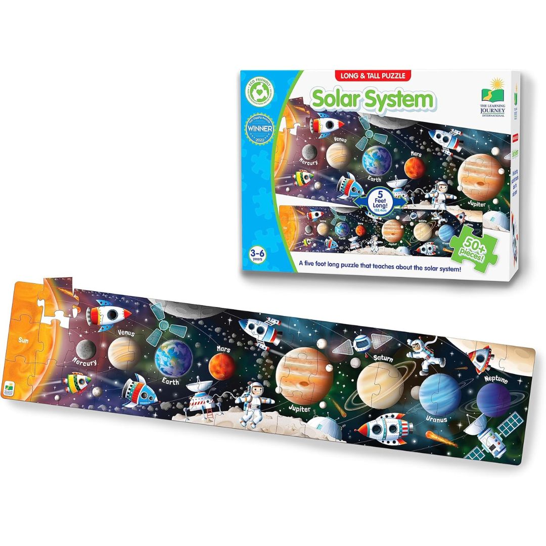 Long & Tall Puzzle - Solar System +3-6y