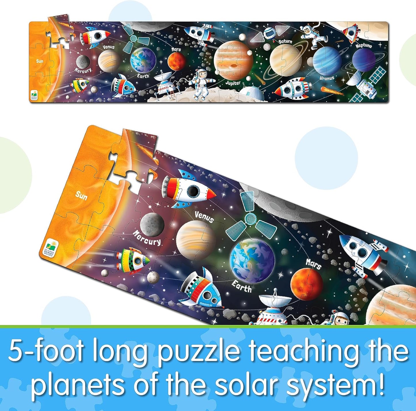 Long & Tall Puzzle - Solar System +3-6y