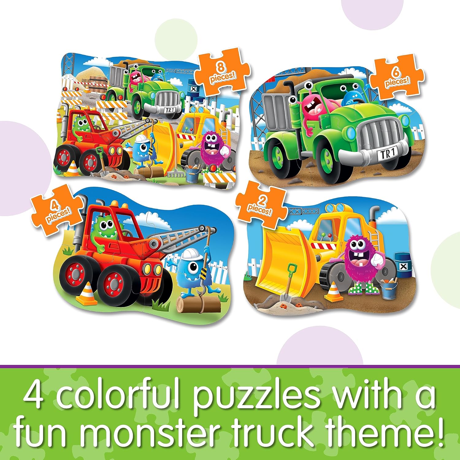 My First Puzzle 4 In A Box - Monster Truck +2-5y