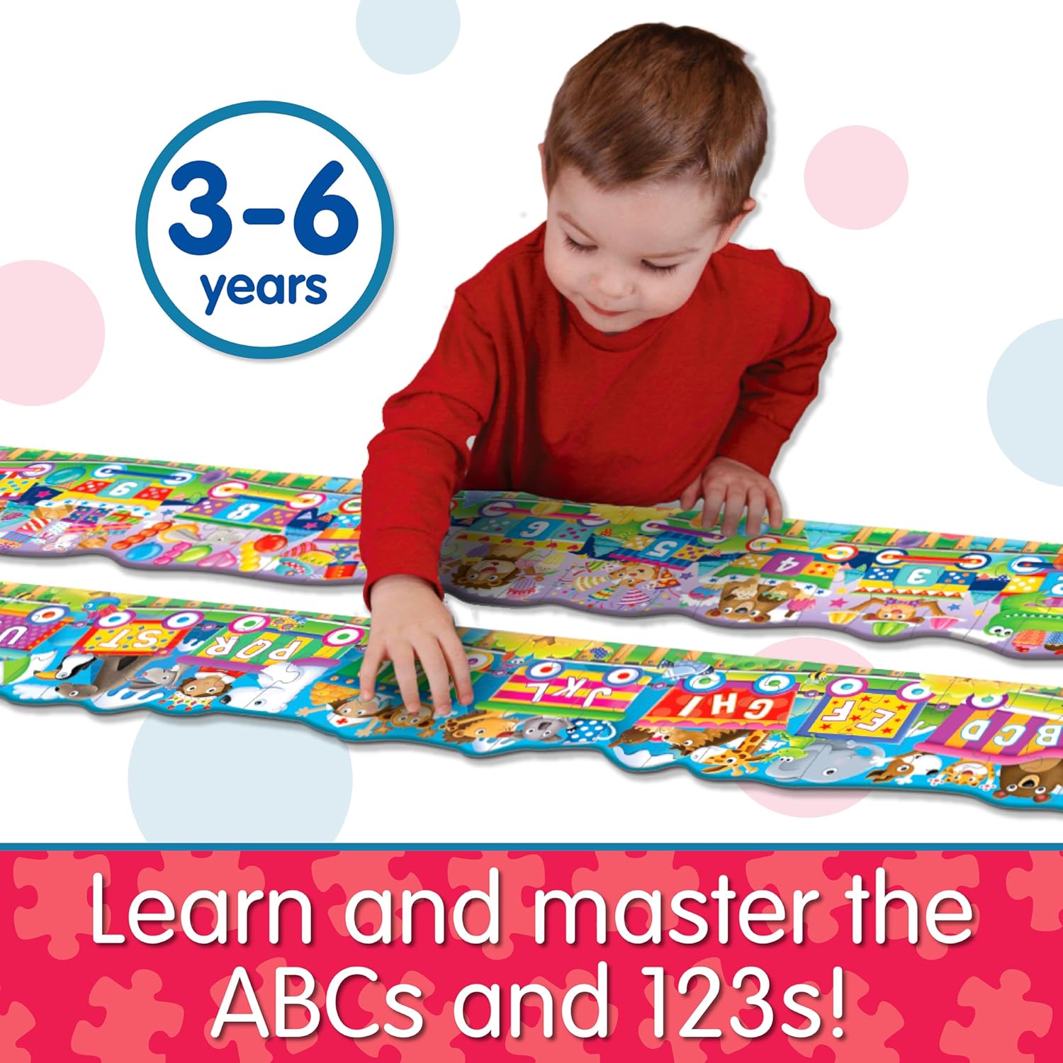 Puzzle Doubles! ABC and 123 Trains +3-6y