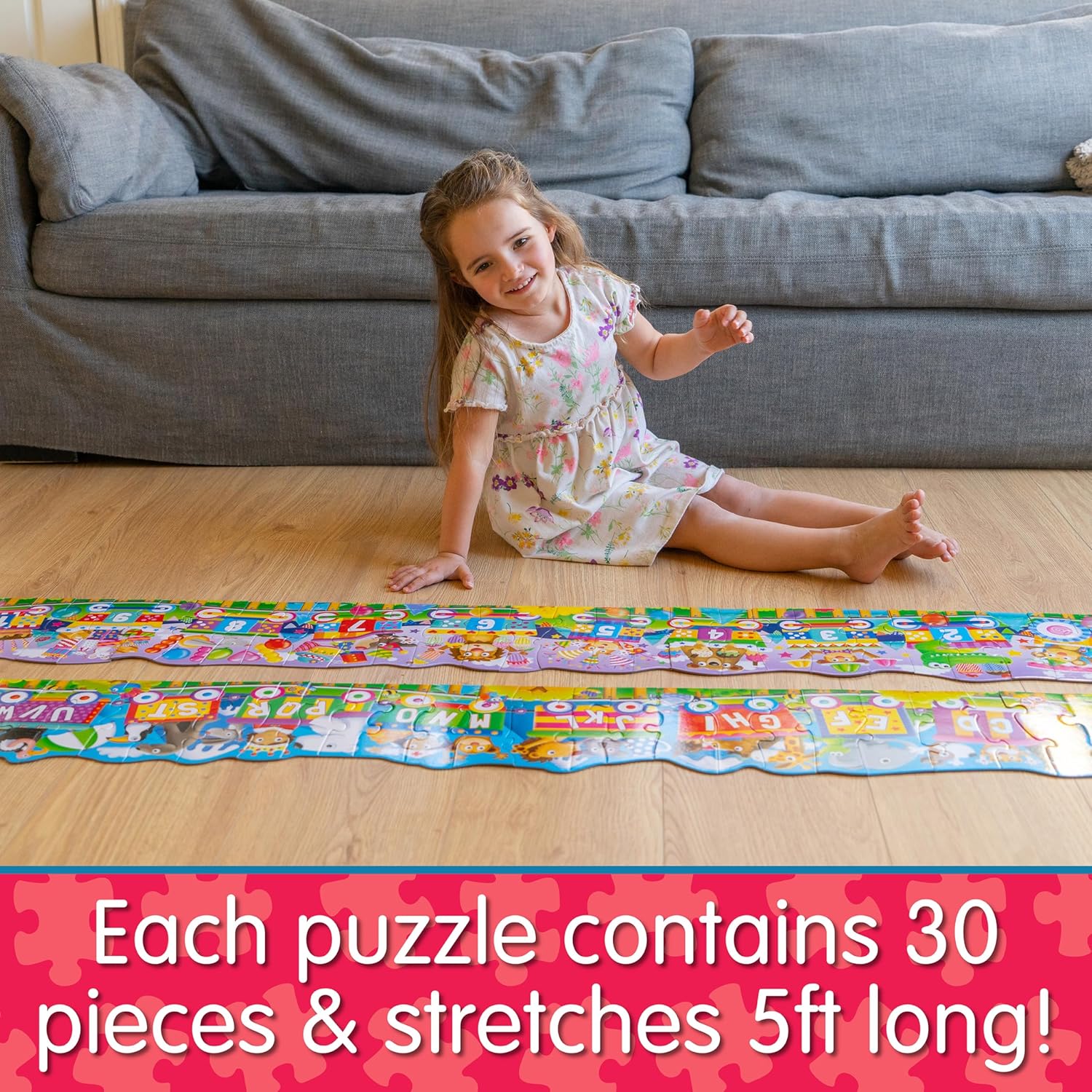 Puzzle Doubles! ABC and 123 Trains +3-6y