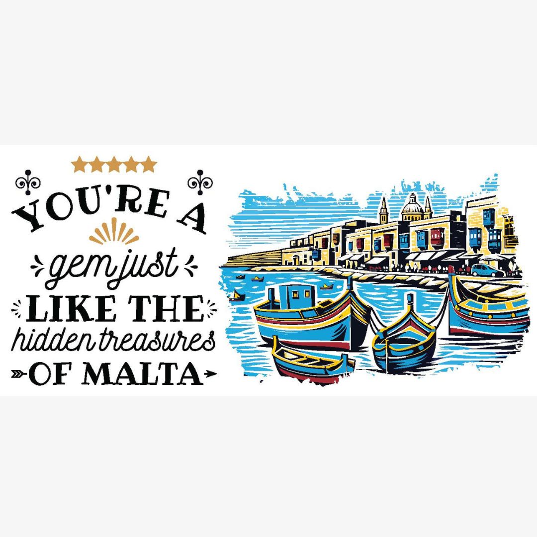 Malta Wooden Hanging Plaques You're A Gem