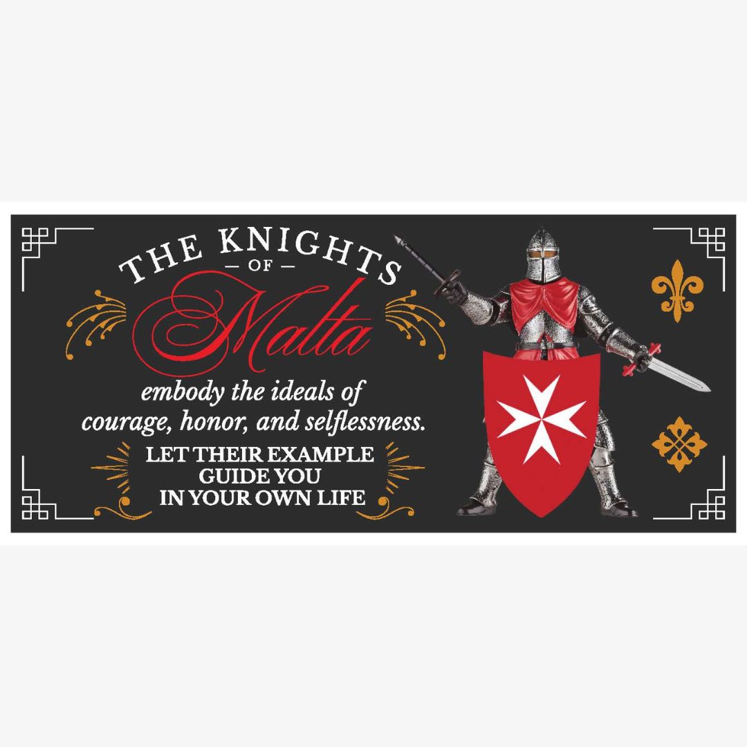 Malta Wooden Hanging Plaques Knight