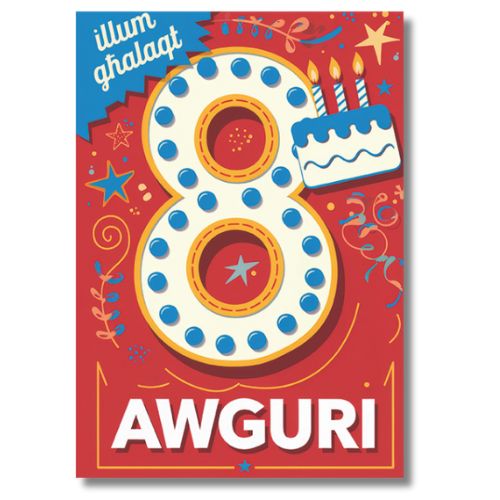 8 Awguri - Greeting Card