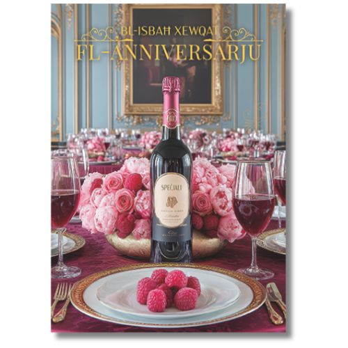 Bl-Isbaħ Xewqat Fl-Anniversarju - Greeting Card