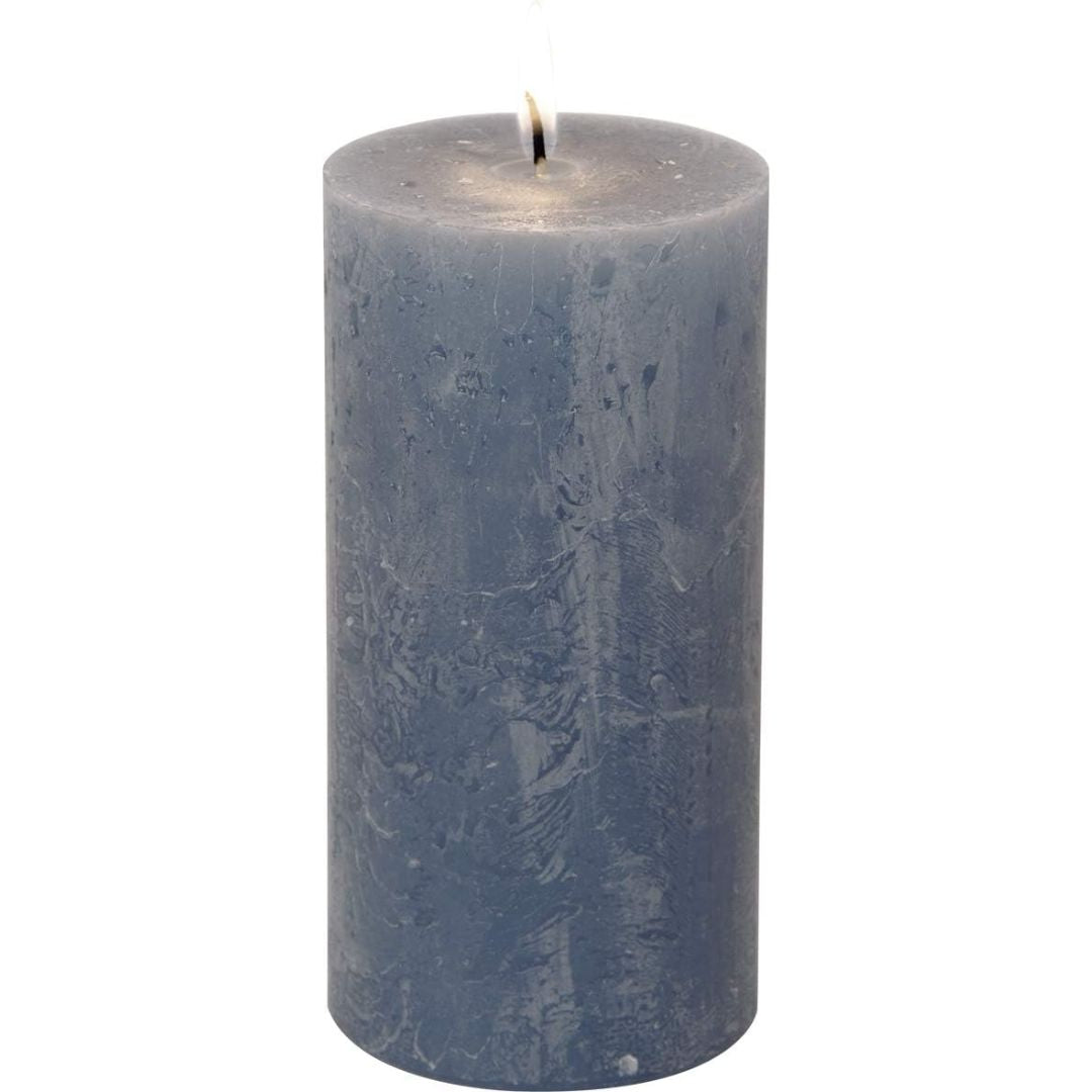 Ihr Cylinder Candle Blue 11cm