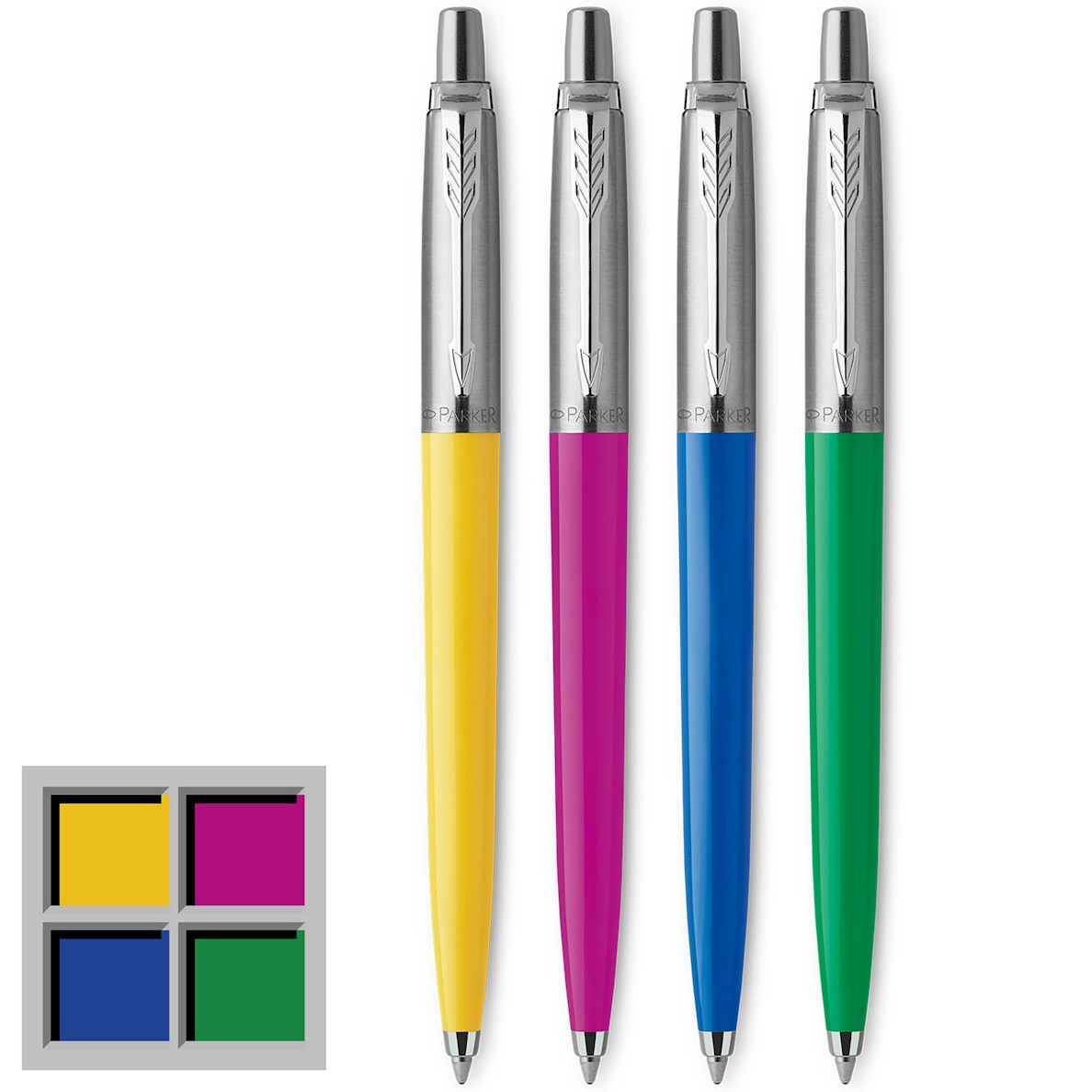 Parker Jotter Originals Ballpoint Pen M Blue Ink - Green