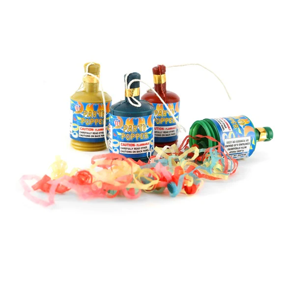 Party Poppers x 1pc Assortment