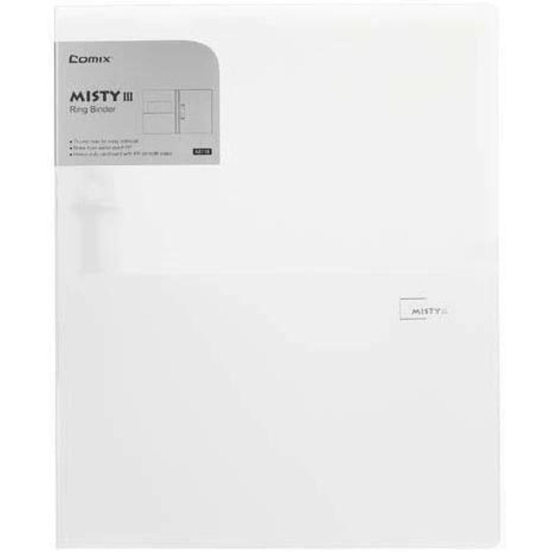 Comix Misty Ring Binder White