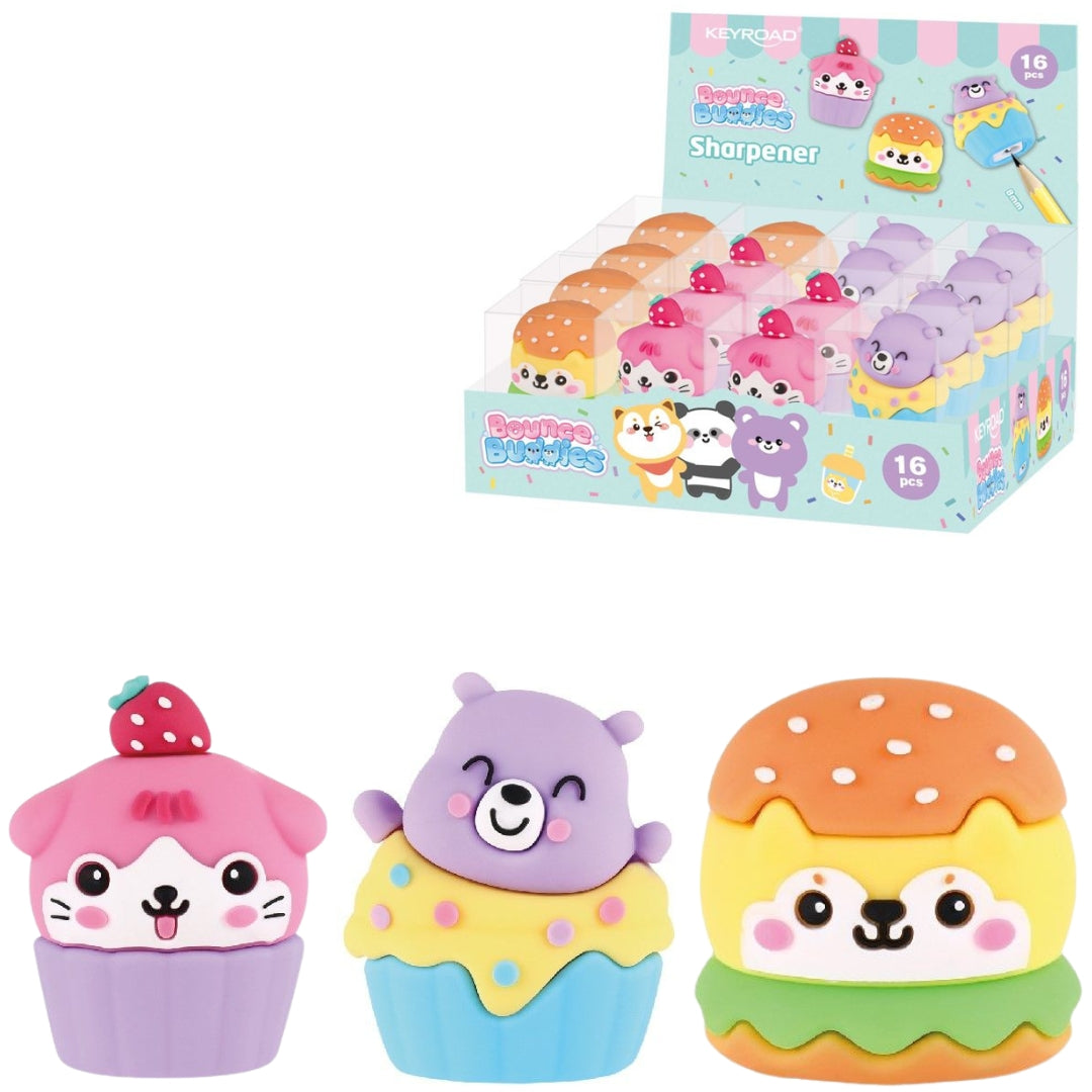 Keyroad Single-Hole Sharpener - Bounce Buddies x 1pc Assortment