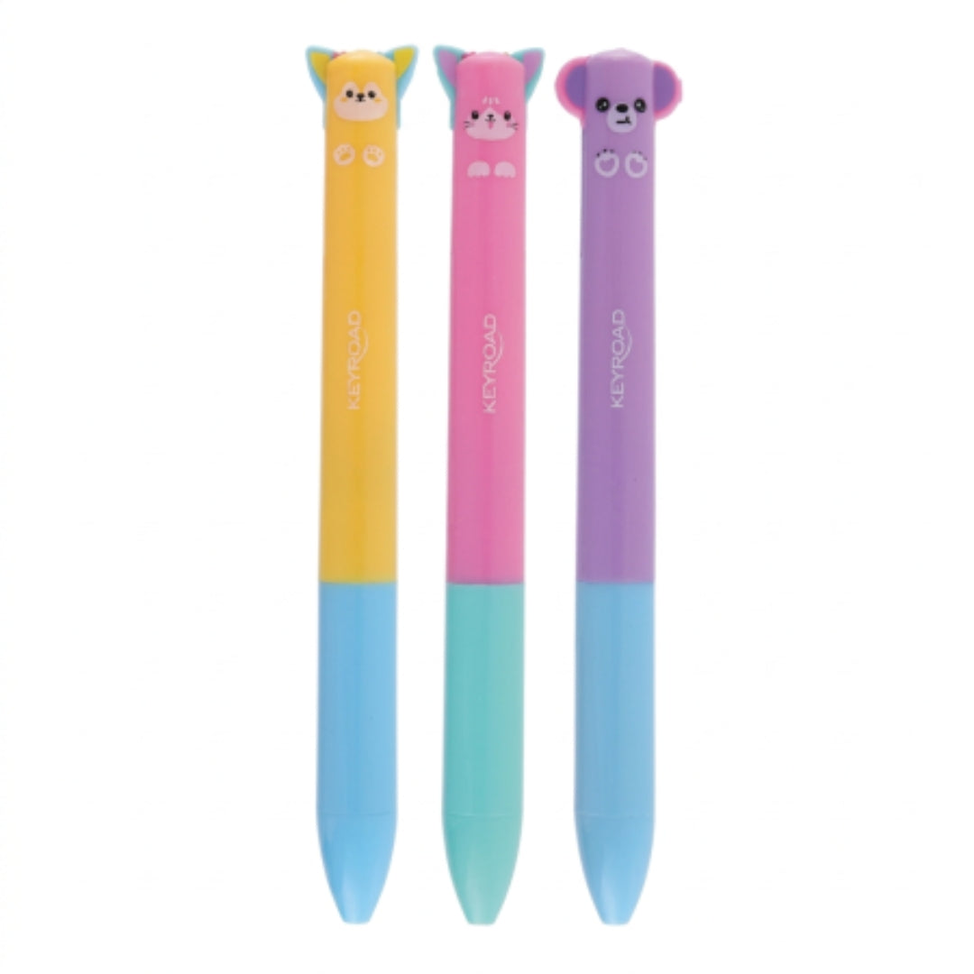 Keyroad Two-Colour Ballpoint Pen - Bounce Buddies x 1pc Assortment