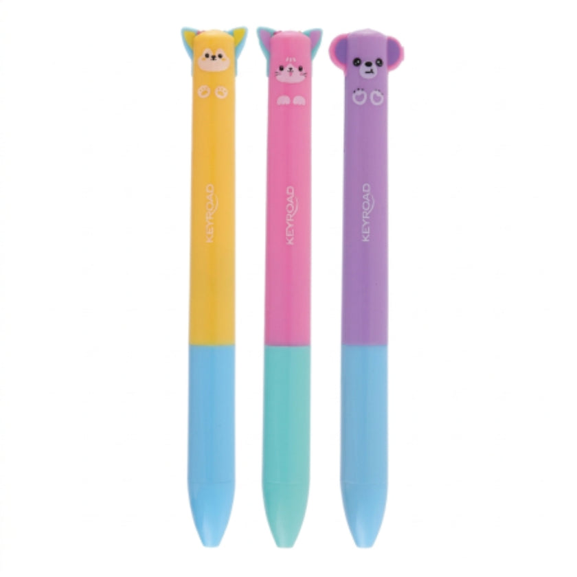Keyroad Two-Colour Ballpoint Pen - Bounce Buddies x 1pc Assortment