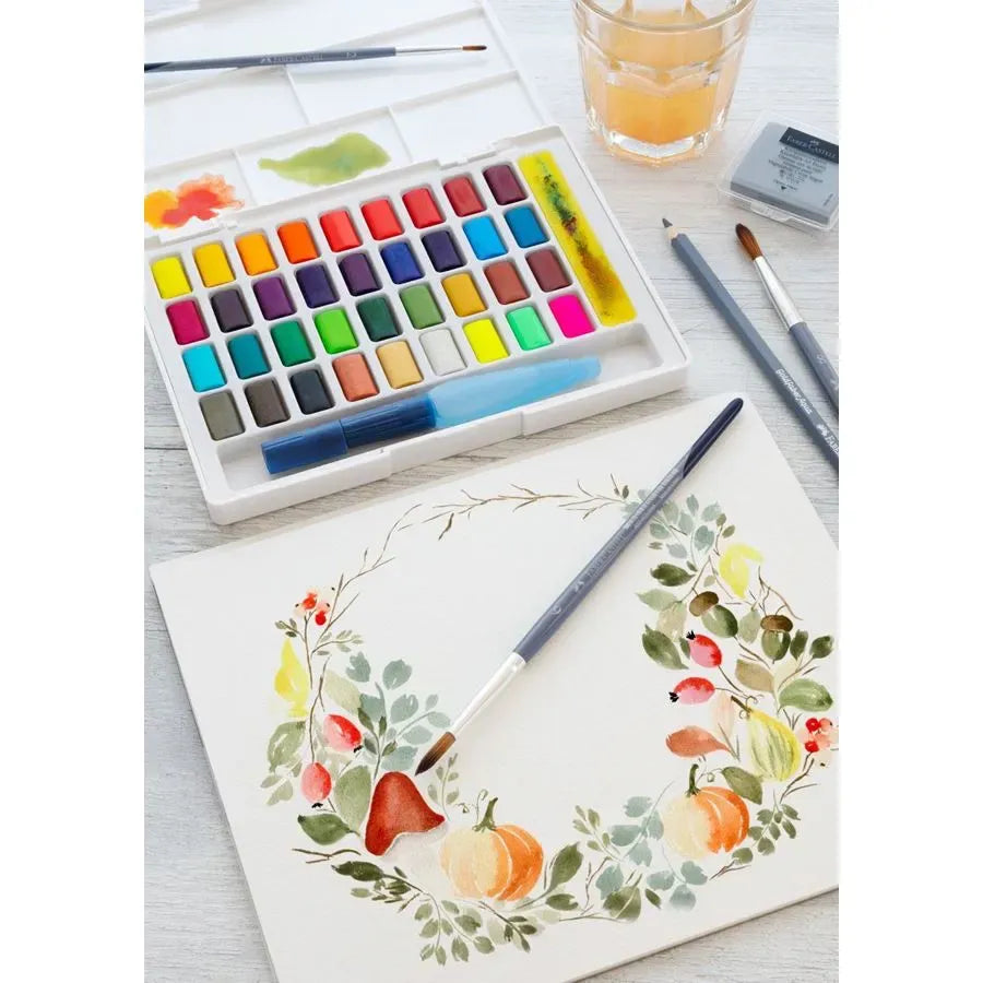 Faber-Castell Watercolours A Set Of 36pcs
